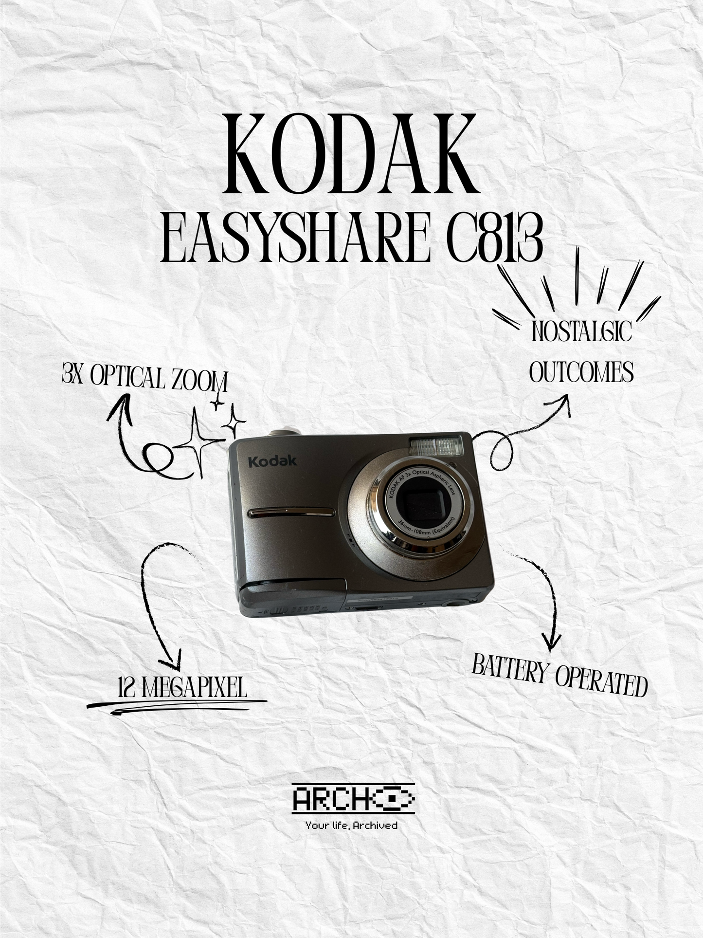 Kodak EasyShare C813 in "Gray Blue"