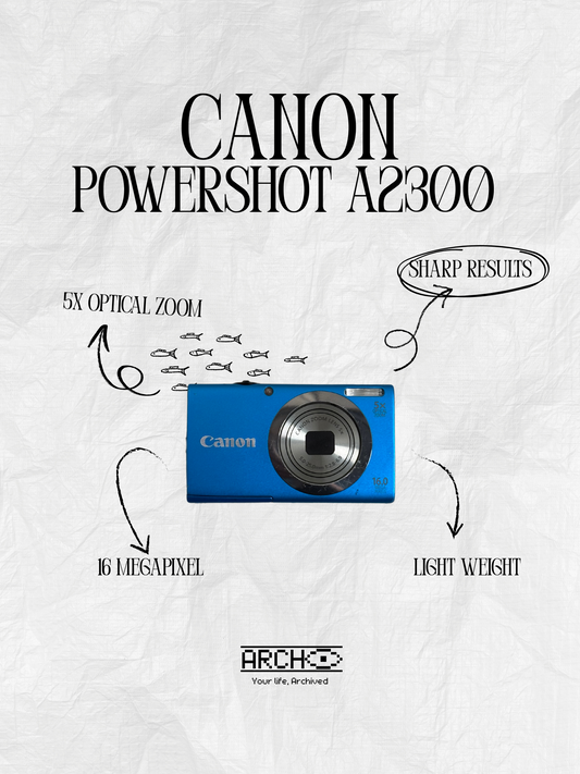 Canon Powershot A2300 in 'Electric Blue'